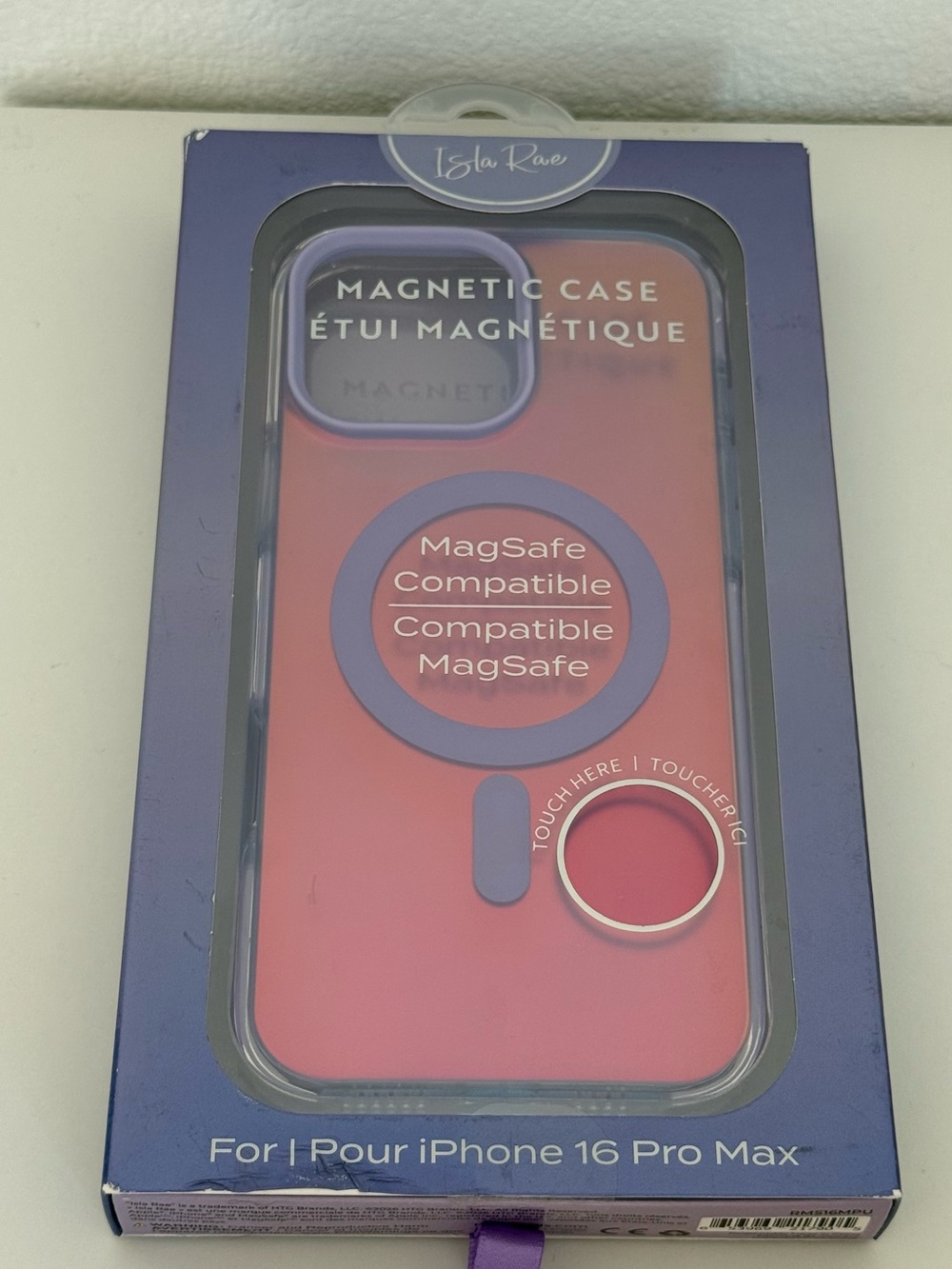 Isla Rae Pink Purple MagSafe iPhone 16 Pro Max Case NWT